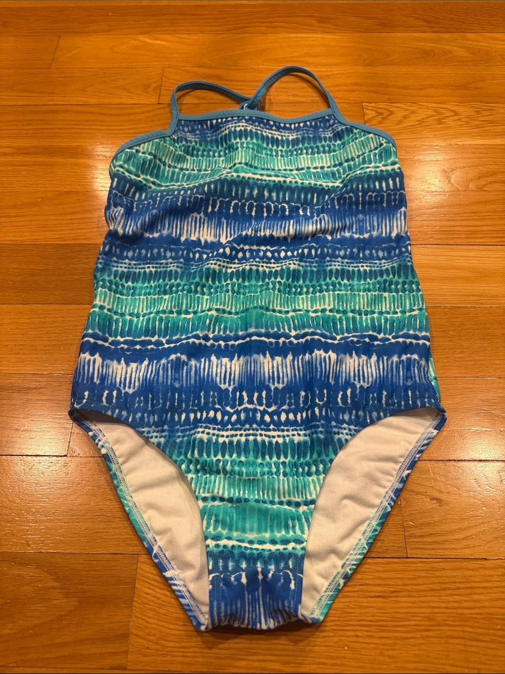 L.L.Bean girls one piece swimsuit size 16.